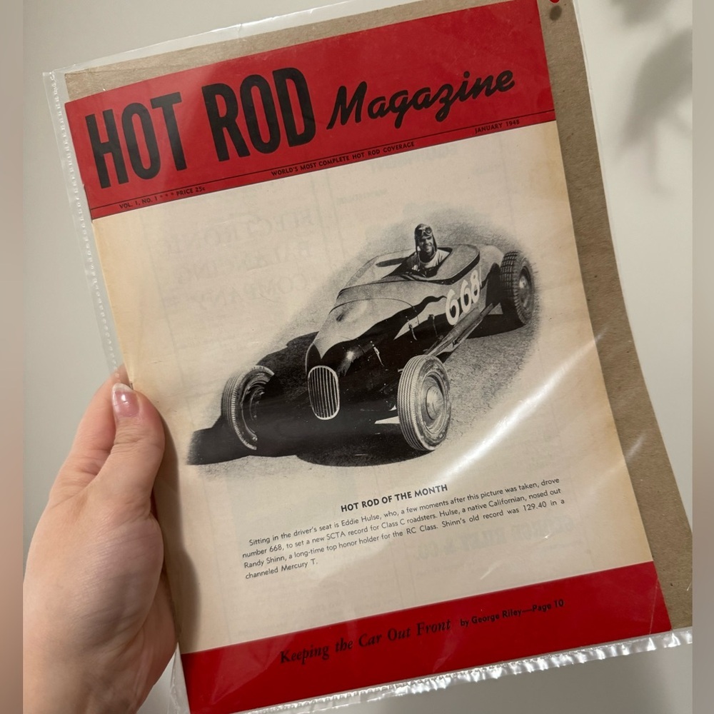 Vintage Hot Rod Magazine Volume 1 No.1 1987 reprint
